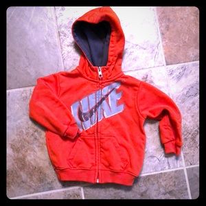 Nike zip up hoodie 18mos
